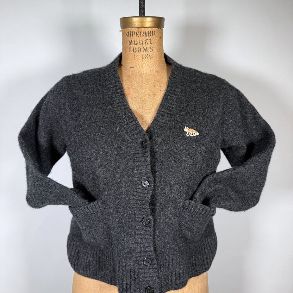 Maison Kitsuné Baby Fox Patch Cosy Cardigan
